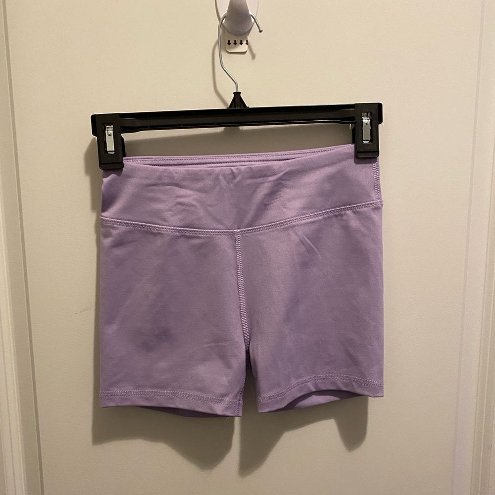 DSG Purple Athletic Shorts with Moisture-Wicking Fabric